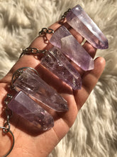 One Amethyst Point keychain