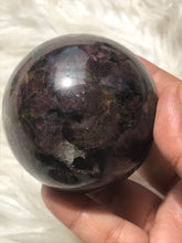 Large Astrophyllite With Garnet Sphere  -1