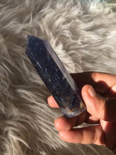 Blue fluorite Point -6