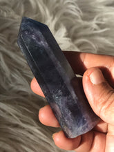 Blue fluorite Point -6