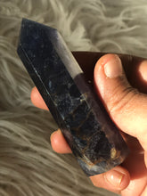 Blue fluorite Point -6