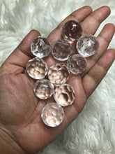 One 22mm Clear Quartz Faceted Sphere