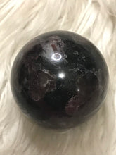 Large Astrophyllite With Garnet Sphere  -4