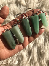 One Green Aventurine Point keychain