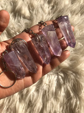 One Amethyst Point keychain