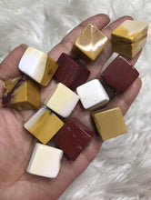 One Colorful mookite jasper cube