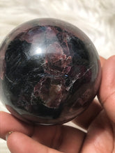 Large Astrophyllite With Garnet Sphere  -1