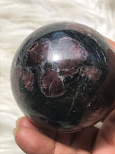 Large Astrophyllite With Garnet Sphere  -1