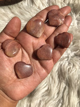 One Red Jasper Heart 25-27mm