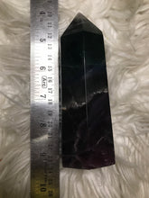 Large Green Blue fluorite Point -3