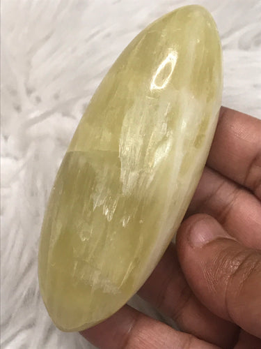Large Yellow Lemon Calcite Shiva 2 - 94mm