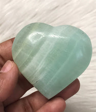 Green Calcite  Heart -4