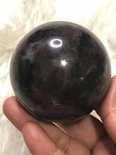 Large Astrophyllite With Garnet Sphere  -3