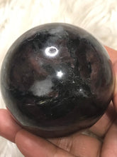 Large Astrophyllite With Garnet Sphere  -3