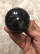 Large Astrophyllite With Garnet Sphere  -4