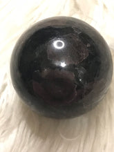 Large Astrophyllite With Garnet Sphere  -4