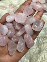 Gemmy rosequartz  medium Tumbles