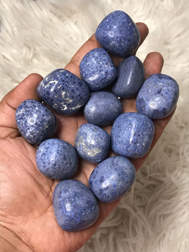 Large Blue Dumortierite tumbles