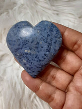 One Blue Dumortierite Heart 4