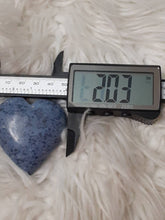 One Blue Dumortierite Heart 4