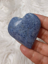 One Blue Dumortierite Heart 5