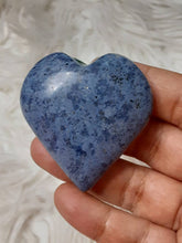 One Blue Dumortierite Heart 5