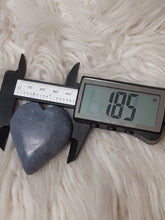 One Blue Dumortierite Heart 8