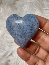 One Blue Dumortierite Heart 9