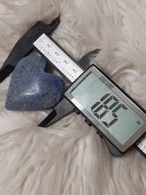 One Blue Dumortierite Heart 9