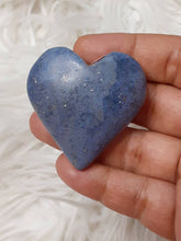 One Blue Dumortierite Heart 11