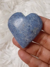 One Blue Dumortierite Heart 12