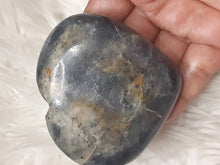One Large Iolite Heart 1