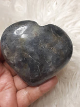 One Large Iolite Heart 3