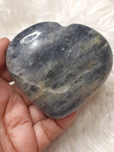 One Large Iolite Heart 4