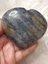 One Large Iolite Heart 4