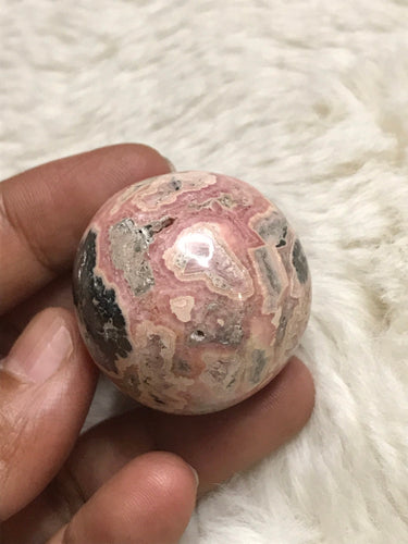 Rare Rhodochrosite Sphere
