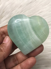 Green Calcite  Heart -4