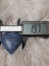 One Blue Dumortierite Heart 3