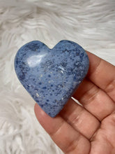 One Blue Dumortierite Heart 3