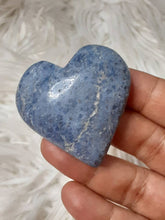 One Blue Dumortierite Heart 9