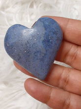 One Blue Dumortierite Heart 11