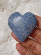One Blue Dumortierite Heart 12