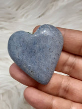 One Blue Dumortierite Heart 14
