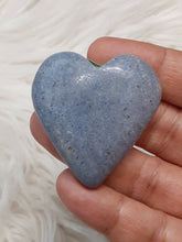 One Blue Dumortierite Heart 14