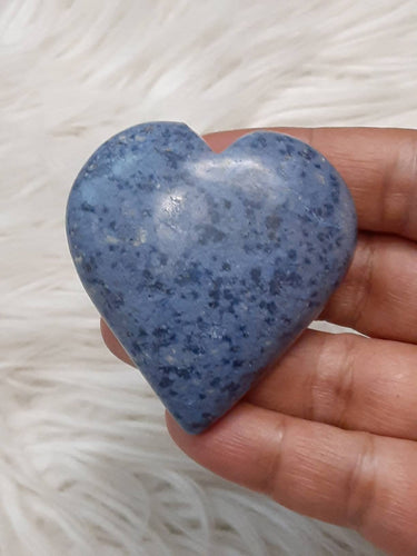 One Blue Dumortierite Heart 15