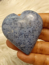 One Blue Dumortierite Heart 15