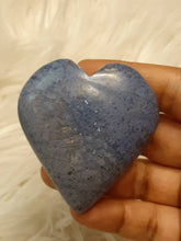 One Blue Dumortierite Heart 16
