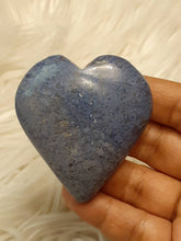 One Blue Dumortierite Heart 16