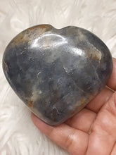 One Large Iolite Heart 2