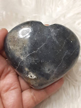 One Large Iolite Heart 3